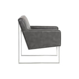 Orest Lounge Chair - Cantina Magnetite - Home Elegance USA