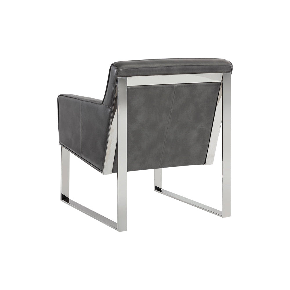 Orest Lounge Chair - Cantina Magnetite - Home Elegance USA