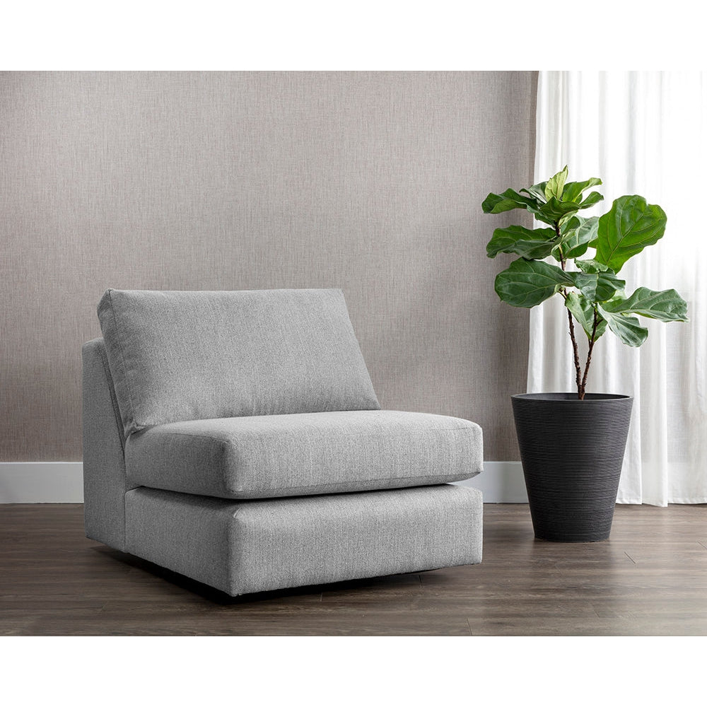 Cascade Swivel Armless Chair - Home Elegance USA