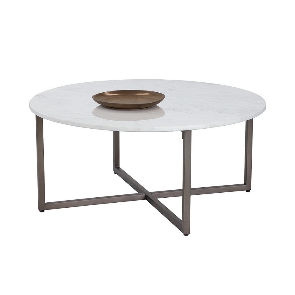 Kiara Coffee Table - Round - Home Elegance USA