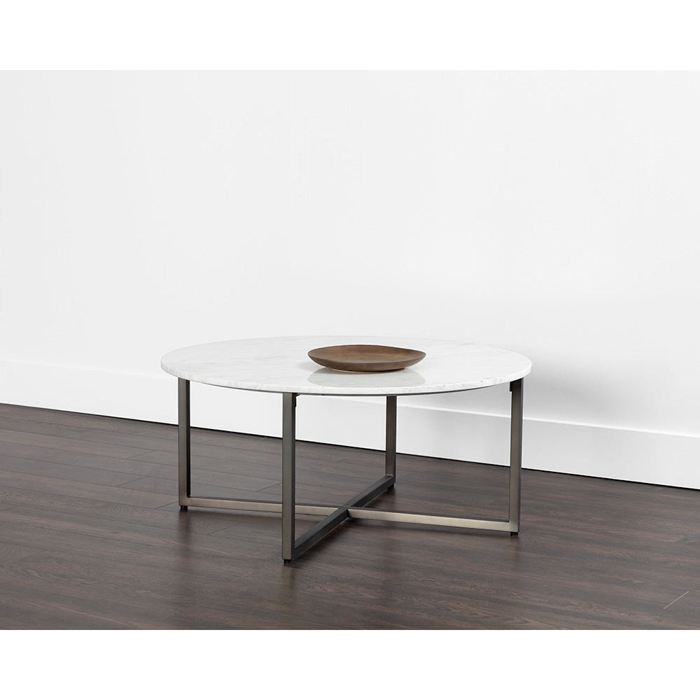 Kiara Coffee Table - Round - Home Elegance USA