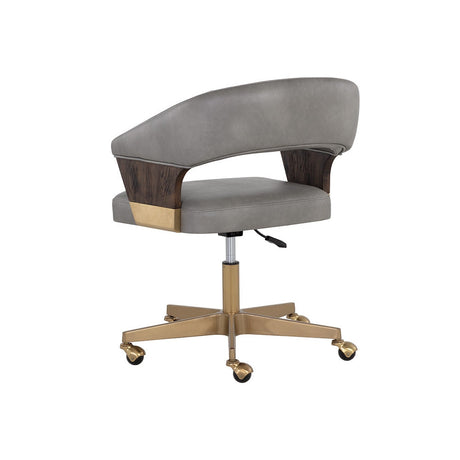 Leonce Office Chair - Bravo Metal - Home Elegance USA