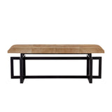 Pilar Bench - Brown - Home Elegance USA