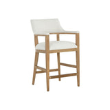 Brylea Counter Stool - Natural - Heather Ivory Tweed - Home Elegance USA