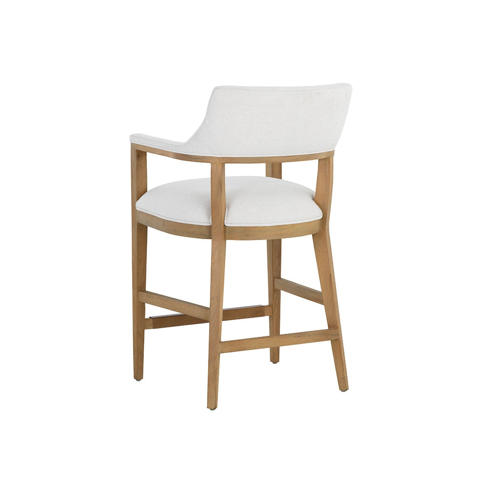 Brylea Counter Stool - Natural - Heather Ivory Tweed - Home Elegance USA