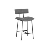 Buca Counter Stool - Belfast Koala Grey | Sunpan | Home Elegance USA