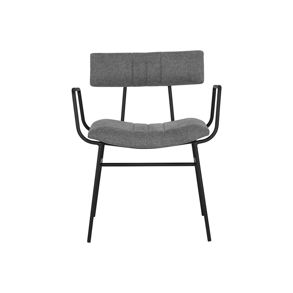 Buca Dining Armchair - Belfast Koala Grey | Sunpan | Home Elegance USA