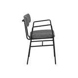 Buca Dining Armchair - Belfast Koala Grey | Sunpan | Home Elegance USA