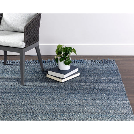 Lindau Hand - Woven Rug - Teal - Home Elegance USA