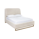 Nevin Bed Queen Dove Cream - Home Elegance USA