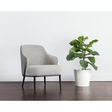 Nairobi Lounge Chair - Belfast Heather Grey / Bravo Ash - Home Elegance USA