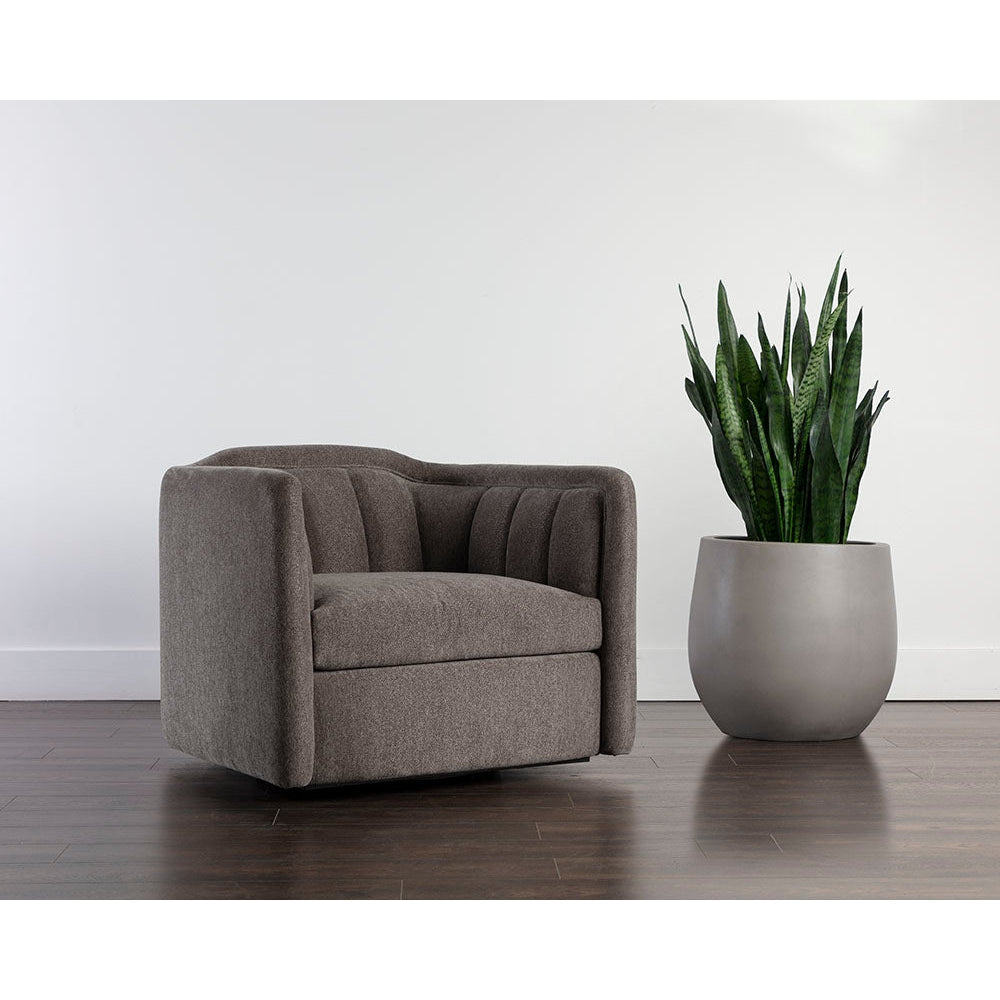 Birrit Swivel Armchair - Home Elegance USA