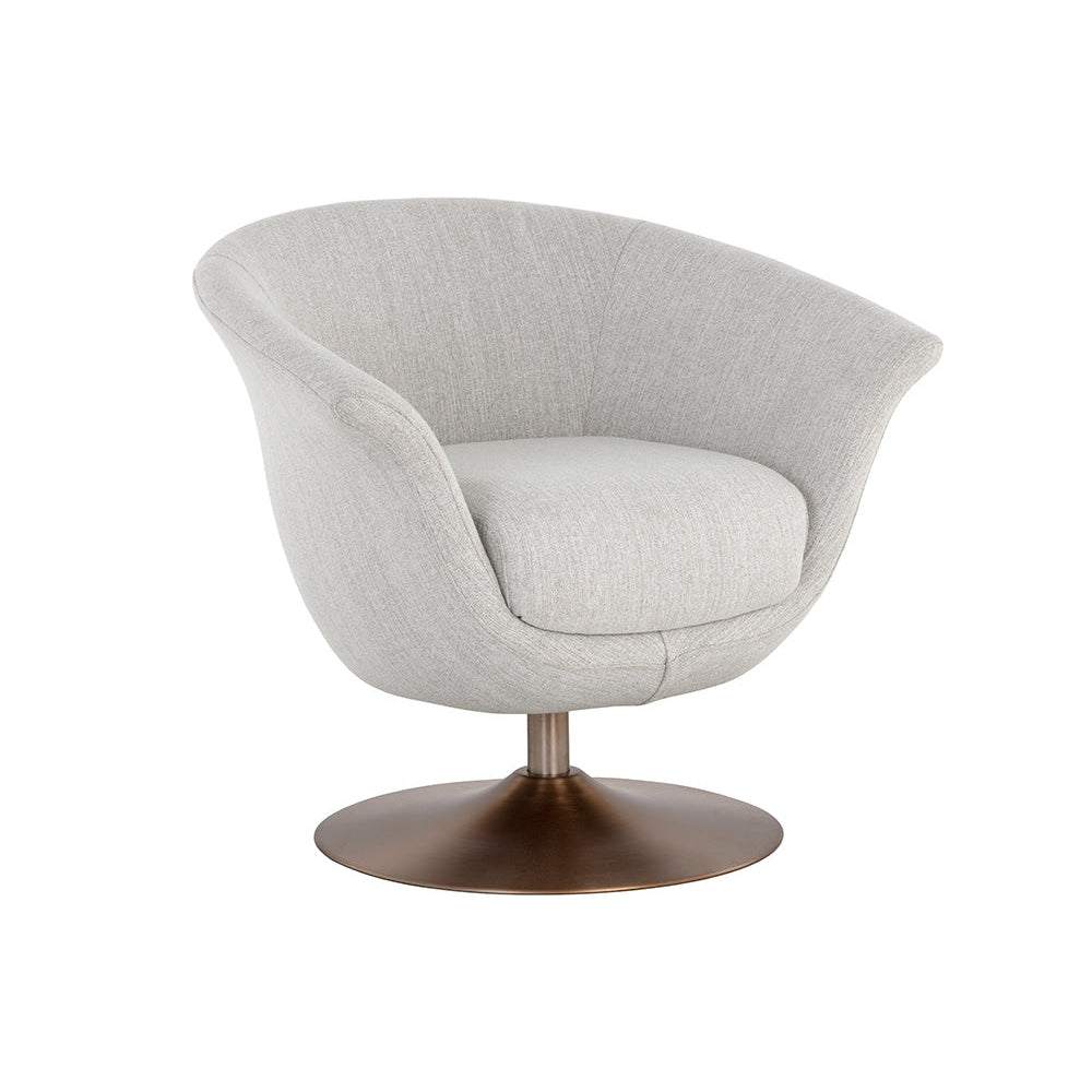 Carine Swivel Lounge Chair - Home Elegance USA