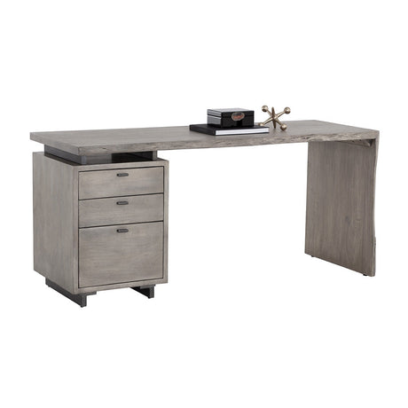 Lewis Desk - Grey - Home Elegance USA