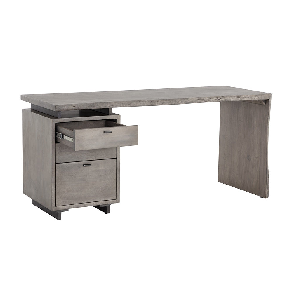 Lewis Desk - Grey - Home Elegance USA