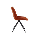 Freya Swivel Dining Chair - Danny Rust - Home Elegance USA