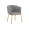 Nadine Dining Chair - Chacha Grey - Home Elegance USA