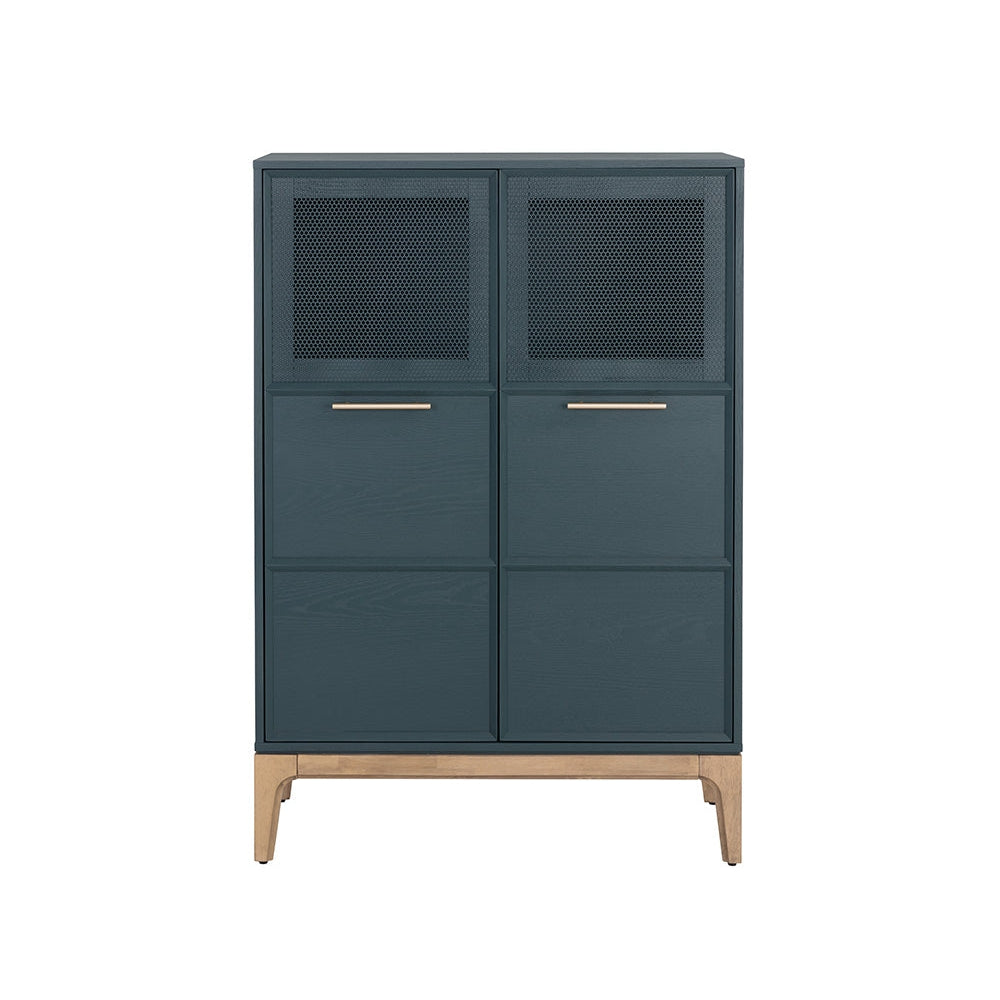 Rivero Highboard - Teal - Home Elegance USA