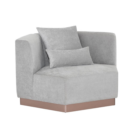 Amalia Armchair - Polo Club Stone - Home Elegance USA