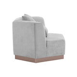 Amalia Armchair - Polo Club Stone - Home Elegance USA