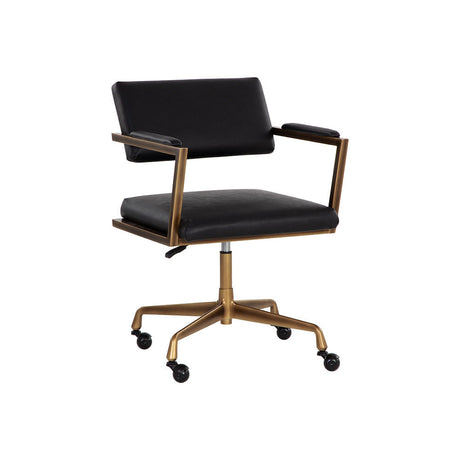 Ventouz Office Chair - Vintage Black - Home Elegance USA
