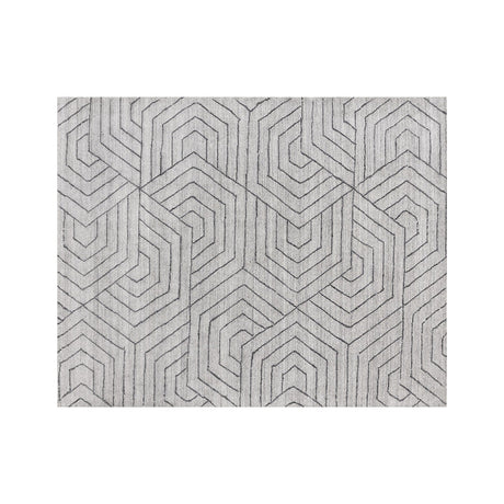 Mazey Hand - Loomed Rug - Grey - Home Elegance USA