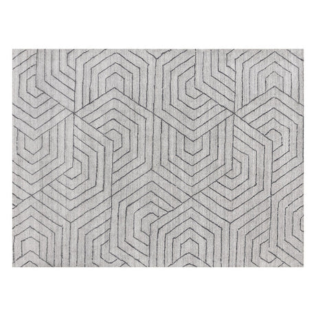 Mazey Hand - Loomed Rug - Grey - Home Elegance USA