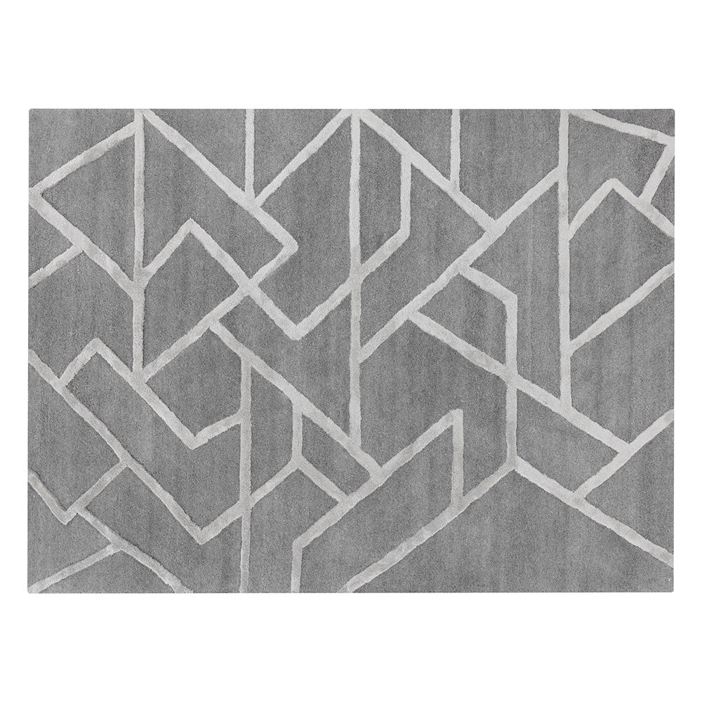 Zizi Hand - Tufted Rug - Dark Grey - Home Elegance USA