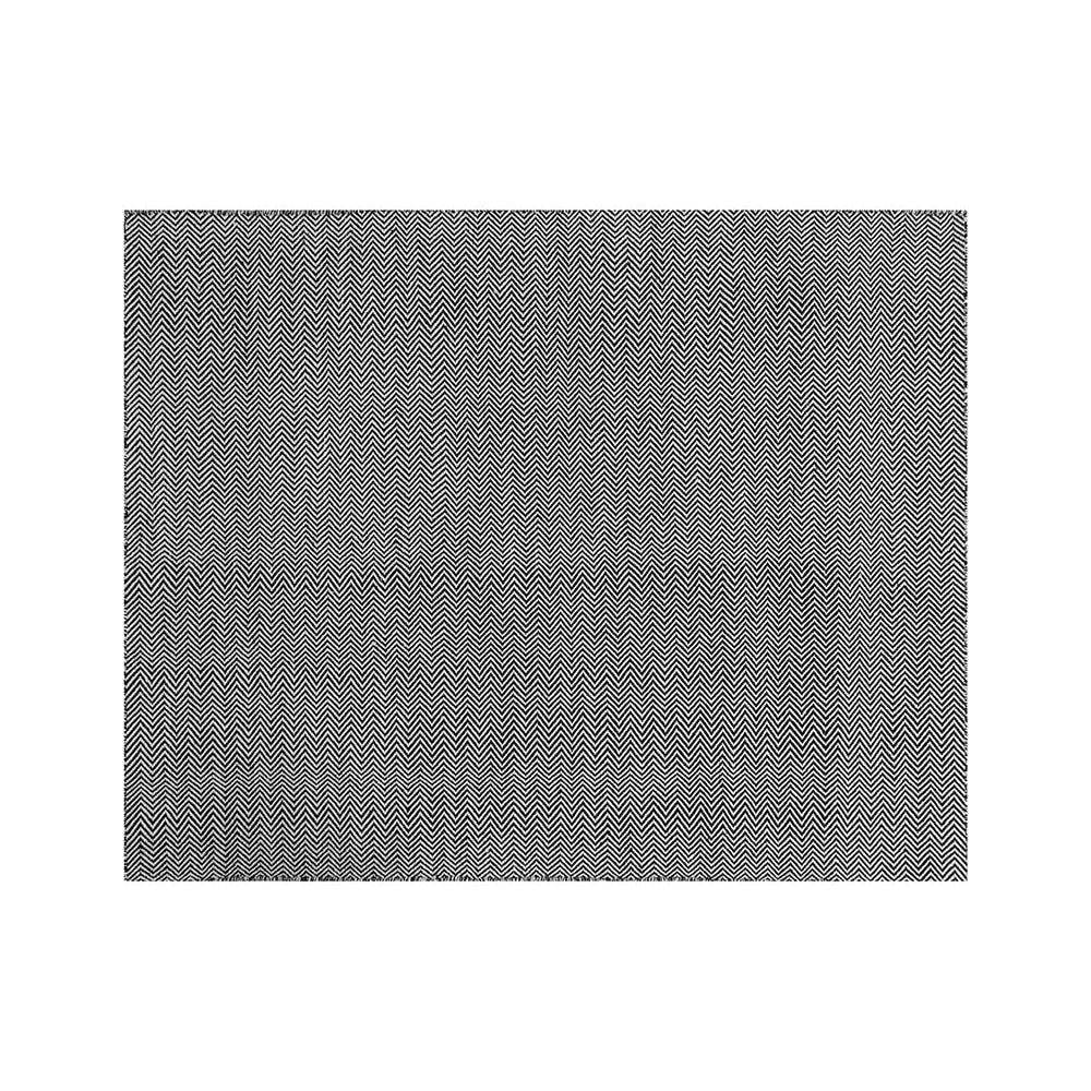 Cusco Hand - Woven Rug - Black / White | Sunpan - SUNPAN - 108764 - Home Elegance USA - 3