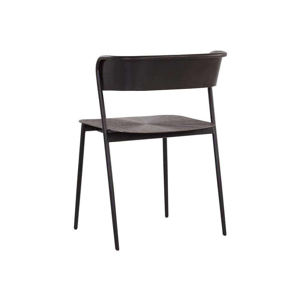 Keanu Dining Chair - Gunmetal - Home Elegance USA