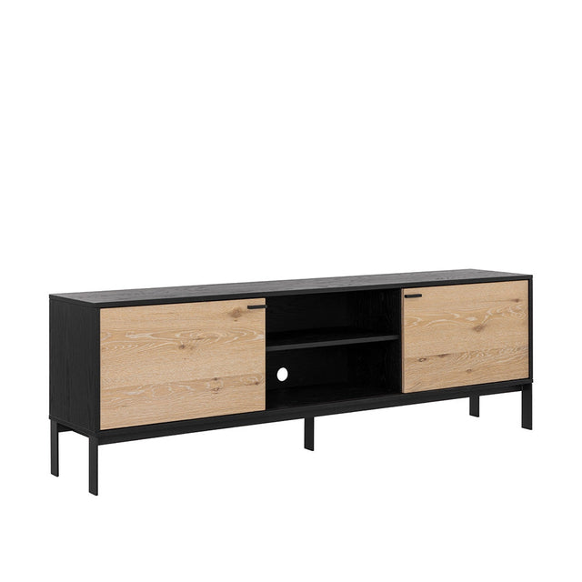 Rosso Media Console And Cabinet - Home Elegance USA