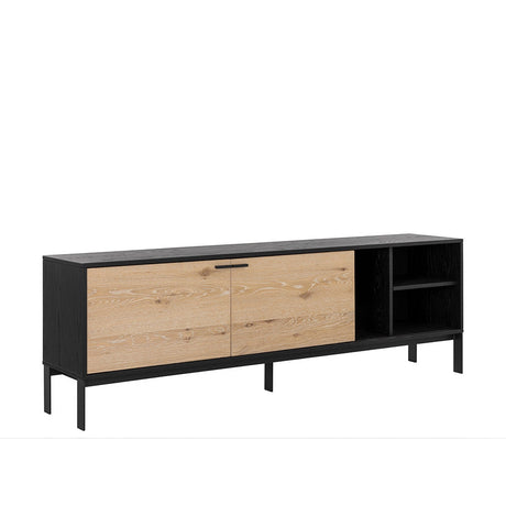 Rosso Media Console And Cabinet - Home Elegance USA