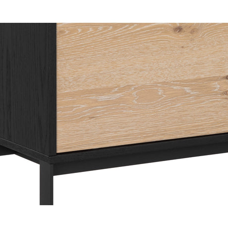 Rosso Media Console And Cabinet - Home Elegance USA