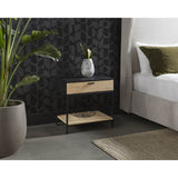 Rosso Nightstand - Home Elegance USA