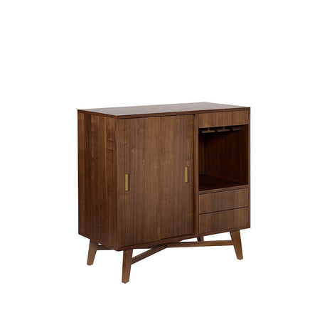 Caven Bar Cabinet - Walnut - Home Elegance USA