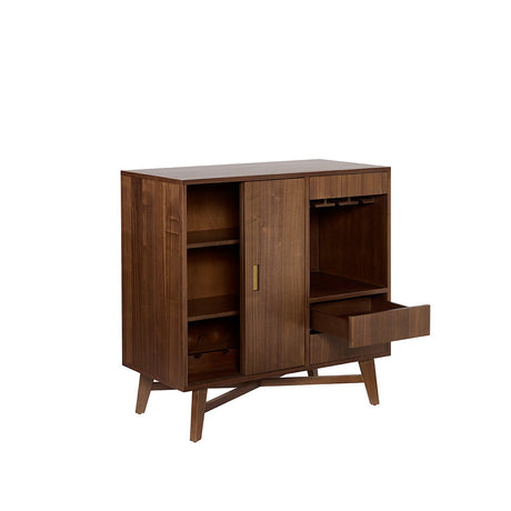 Caven Bar Cabinet - Walnut - Home Elegance USA