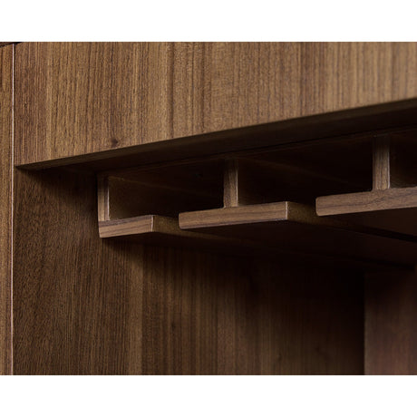 Caven Bar Cabinet - Walnut - Home Elegance USA