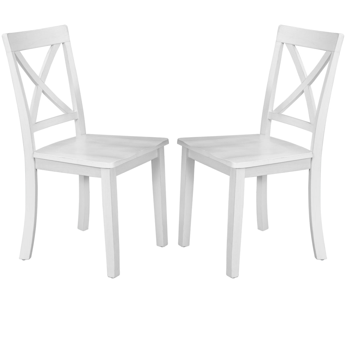 Orisfur. 5 Pieces Dining Table and Chairs Set for 4 Persons, Kitchen Room Solid Wood Table with 4 Chairs - Home Elegance USA