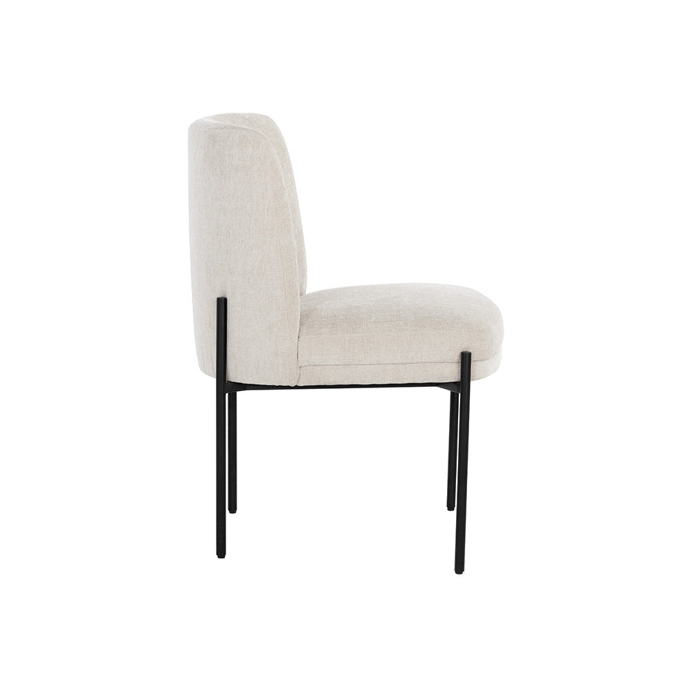 Richie Dining Chair - Black - Danny Ivory - Home Elegance USA