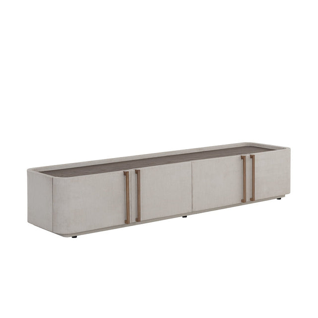 Jamille Media Console And Cabinet - Home Elegance USA