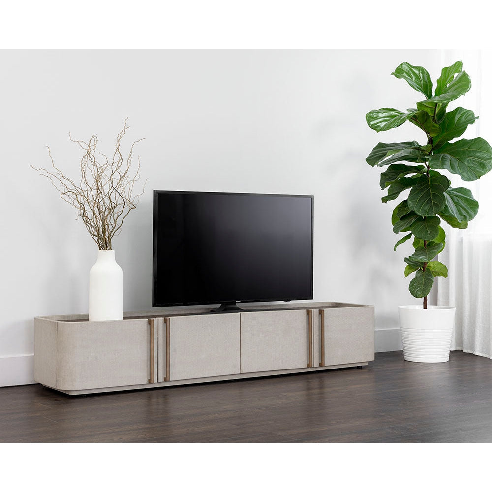 Jamille Media Console And Cabinet - Home Elegance USA