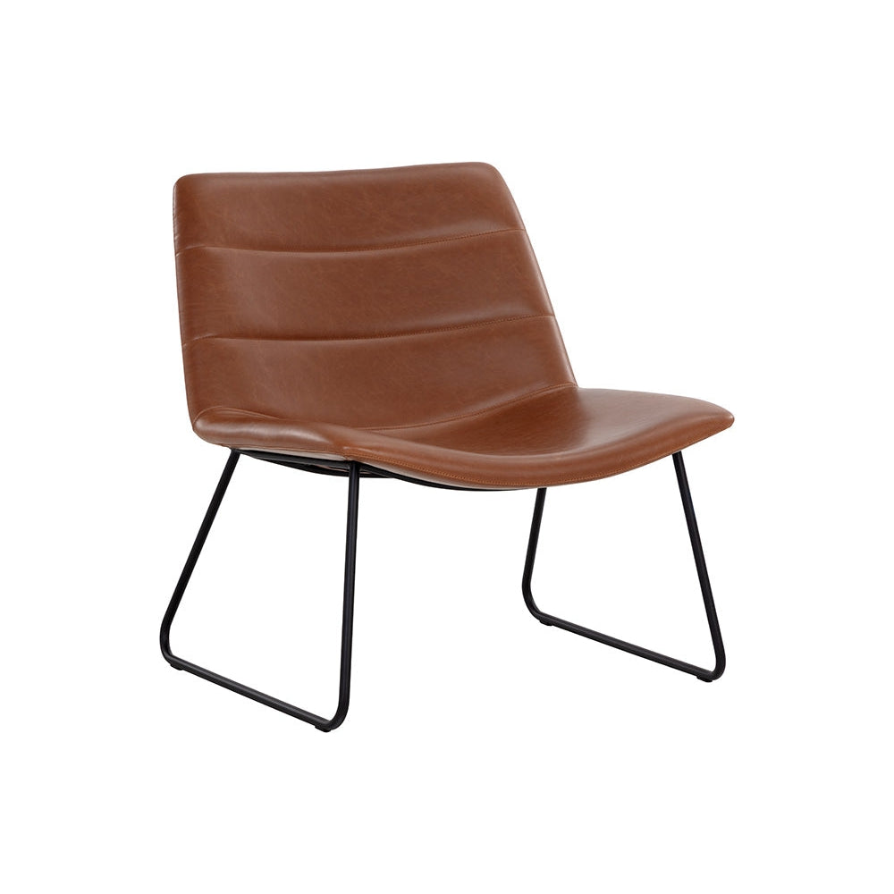 Farren Lounge Chair - Hazelnut - Home Elegance USA