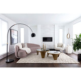 Spezza End Table - High - White - Home Elegance USA