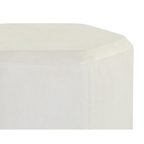 Spezza End Table - High - White - Home Elegance USA