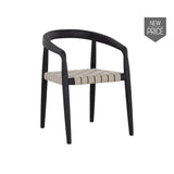 Cayman Dining Armchair - Charcoal - Home Elegance USA