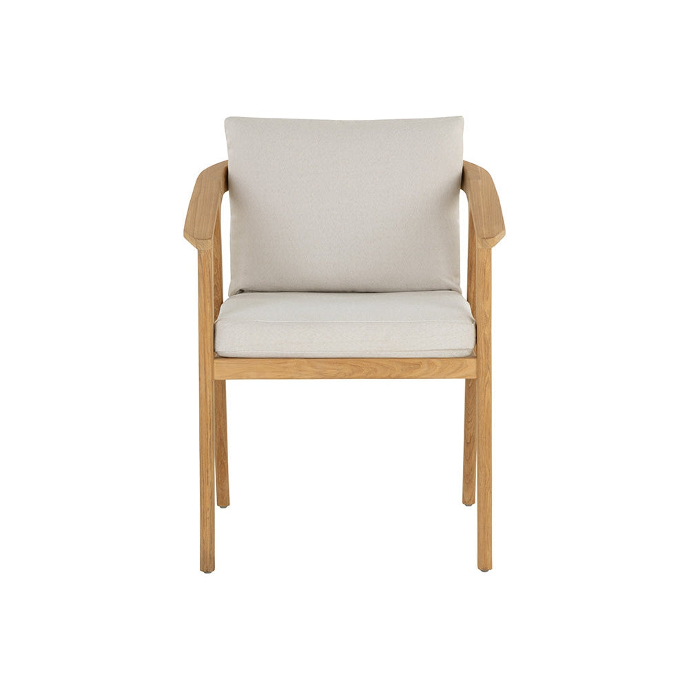 Coraline Dining Armchair - Palazzo Cream - Home Elegance USA