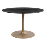 Zuo Taj Dining Table Black & Gold