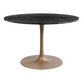 Zuo Taj Dining Table Black & Gold | Zuo Modern