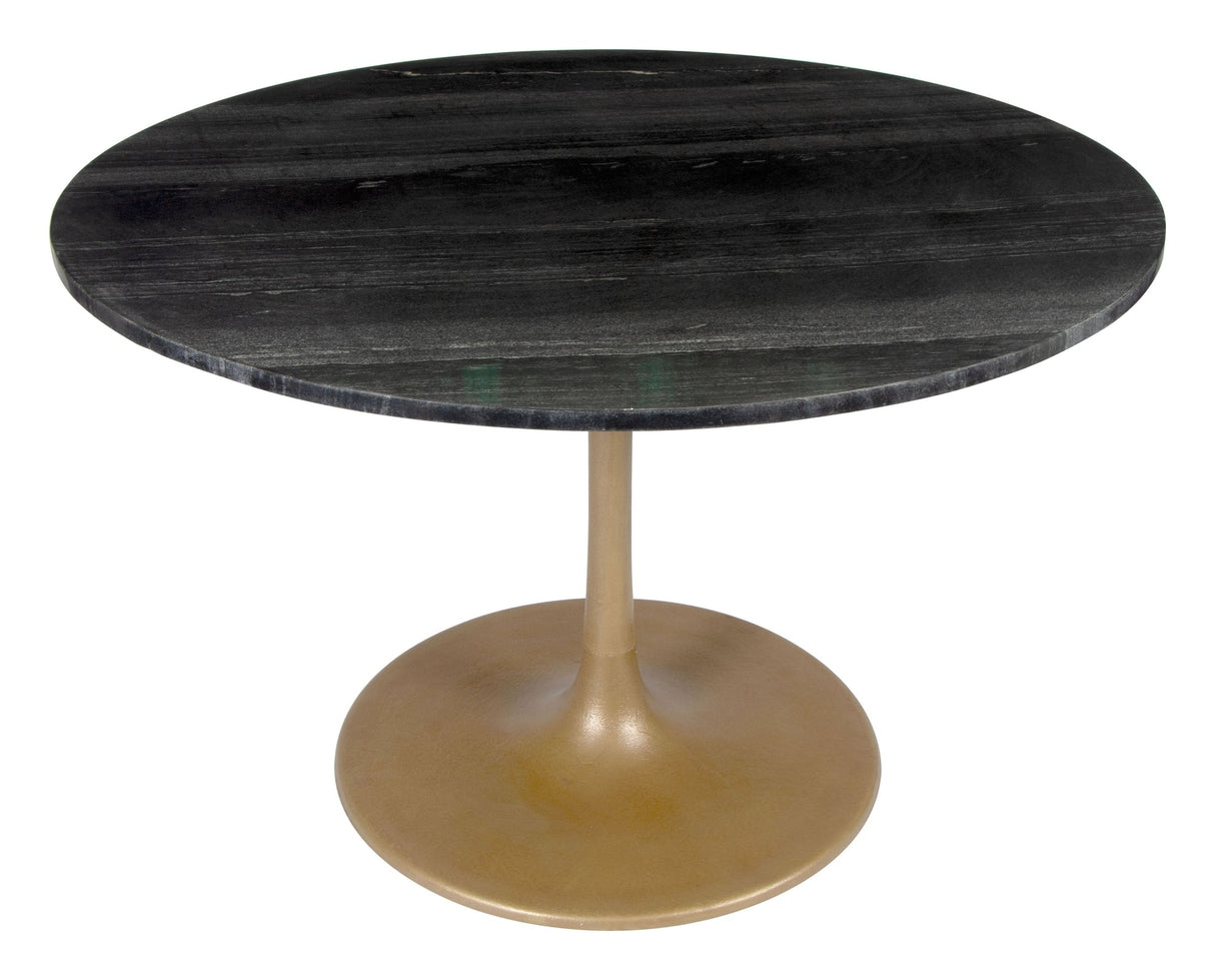 Zuo Taj Dining Table Black & Gold