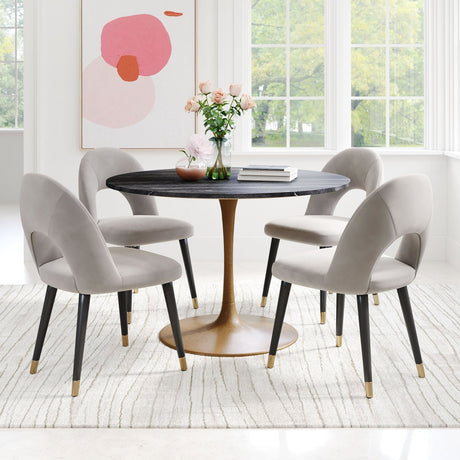 Zuo Taj Dining Table Black & Gold